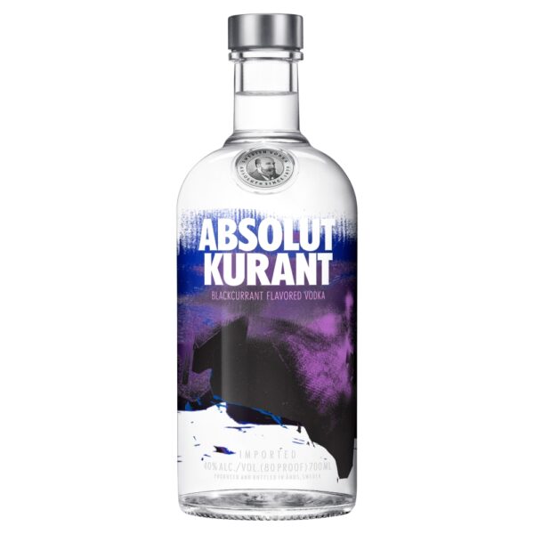 Absolut Kurant Vodka 0,7l, premium vodka, alcoholic beverages distribution, import, export
