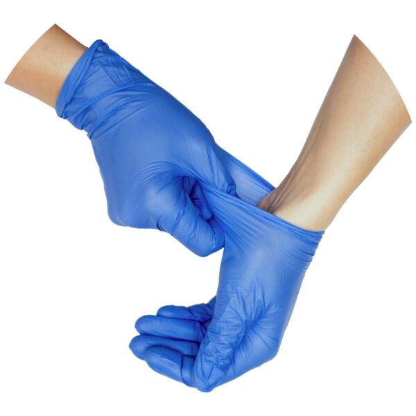 jednorazowe rękawiczki nitrylowe bezpudrowe