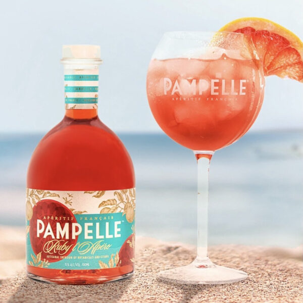 Pampelle Spritz, letni koktajl na plaży