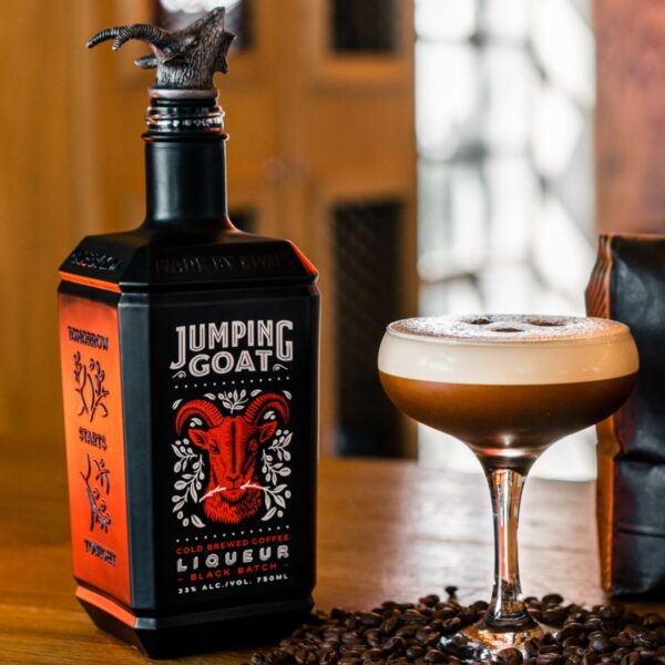 Jumping Goat with Coctail