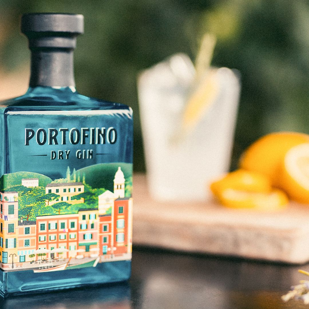Portofino Dry Gin - Portofino Gin Bottiglia 500ml