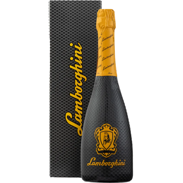 Włoskie wino Lamborghini Vino Spumante V12 + gift box