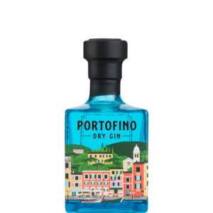 Butelka włoskiego ginu Portofino Dry Gin 100 ml