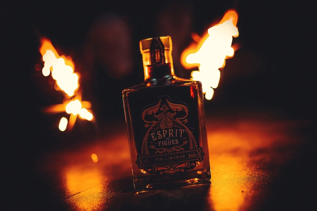 alcohol miniatures esprit de figues fig liqueur