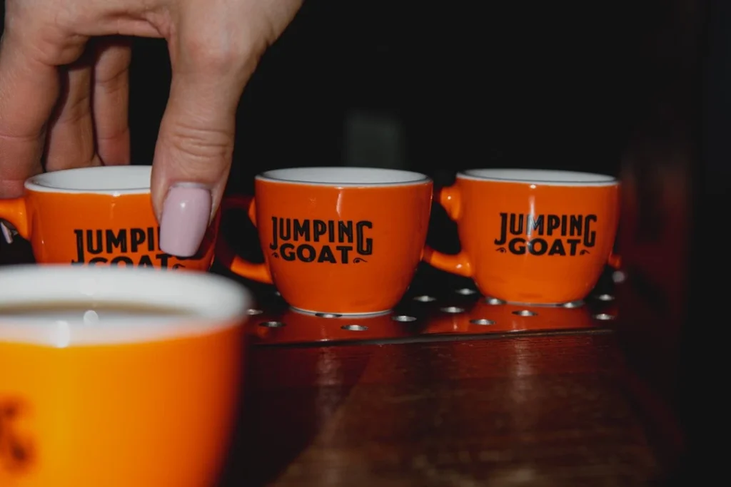 Jumping Goat coffee liqueur shots