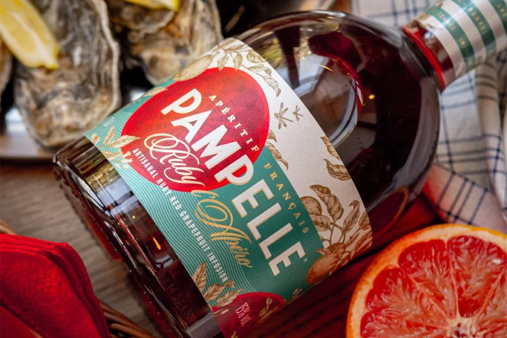 słodkie alkohole pampelle ruby aperitif francuski likier grejpfrutowy