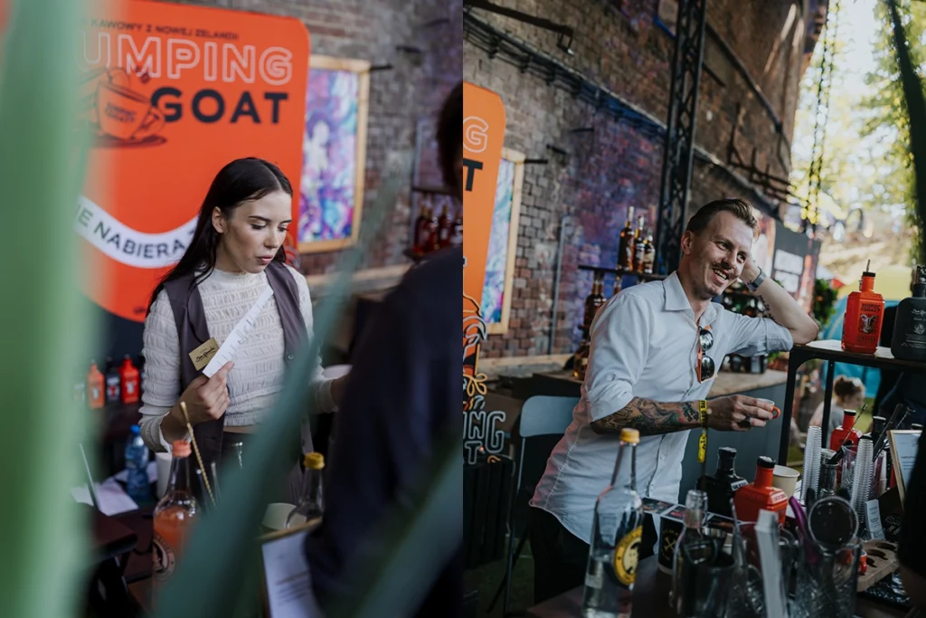 Jumping Goat and Casa Don Ramón tasting area at Better Bar Show 2026 in Krakow, featuring the Crimston Spirits team.